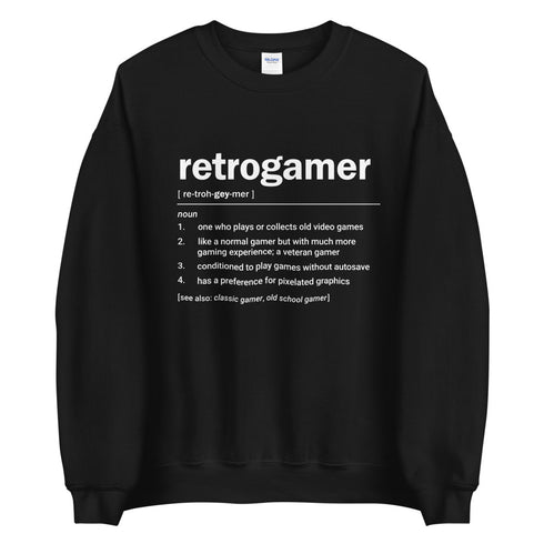 Retrogamer Definition Sweatshirt